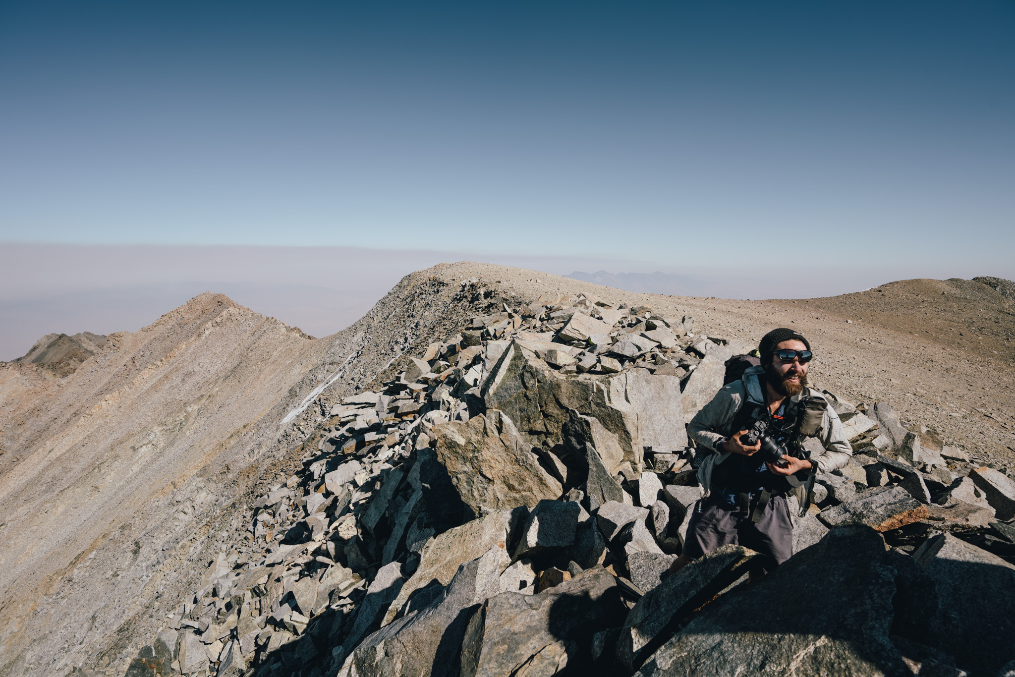 mount baxter on the southern sierra high route