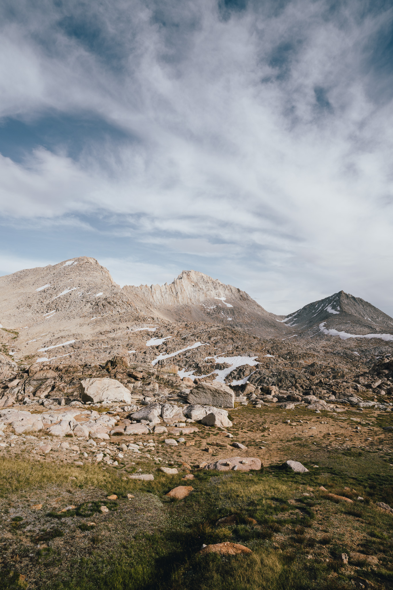 bear lakes basin on the sierra high route