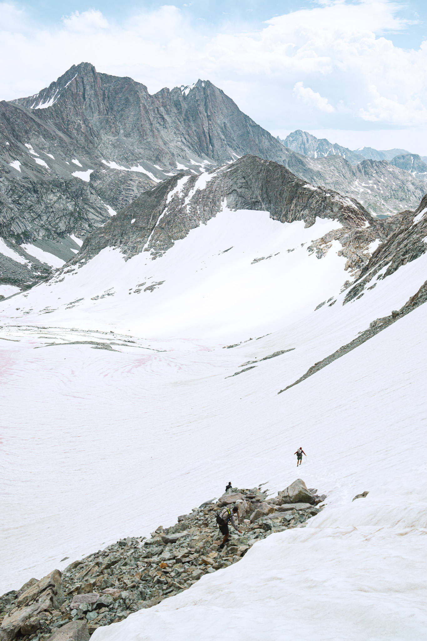 thru hiking knapsack col on the continental divide trail