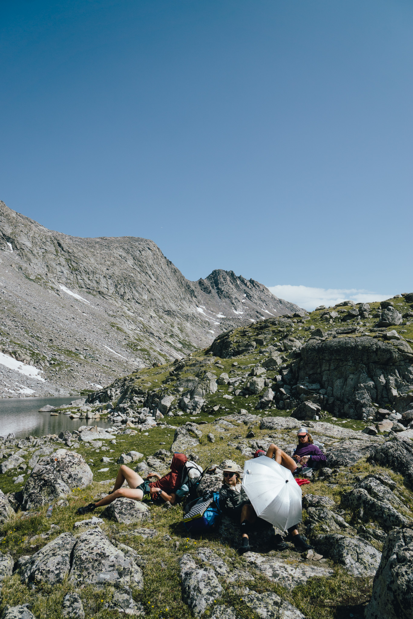 thru hiking the continental divide trail in the wind river range